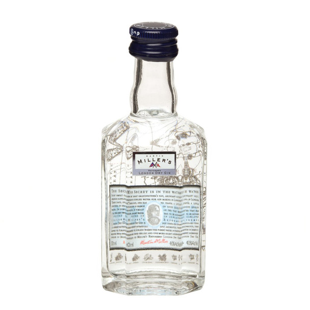 50ml bottle of Martin Miller's London Dry Gin