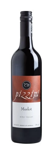 Bottle of Pizzini Merlot 750ml from King Valley, Australia