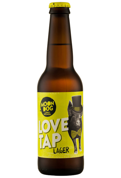 Moon Dog Love Tap Double Lager 330ml bottle, Australian craft beer