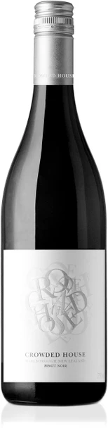 Bottle of Crowded House Pinot Noir from Marlborough, New Zealand