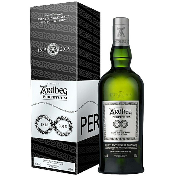 Bottle of Ardbeg Perpetuum single malt Scotch whisky, 700ml, 47.4% ABV