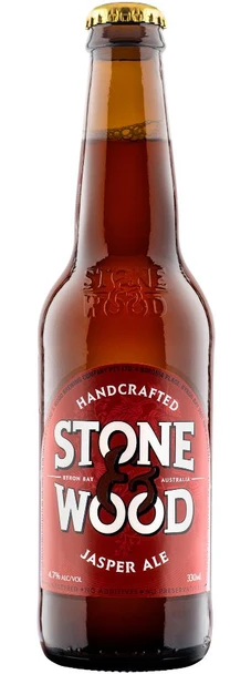 Bottle of Stone & Wood Jasper Ale, 330ml, an Australian red ale