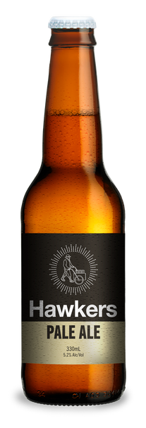 Hawkers Pale Ale 330ml bottle, Australian American-style pale ale