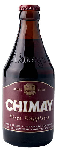 Chimay Brune / Red 330ml single bottle, Belgian Trappist beer with coppery hue