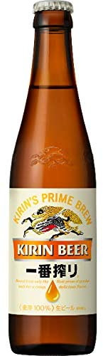 Kirin Ichiban 330ml beer bottles, 6-pack, Made in Japan