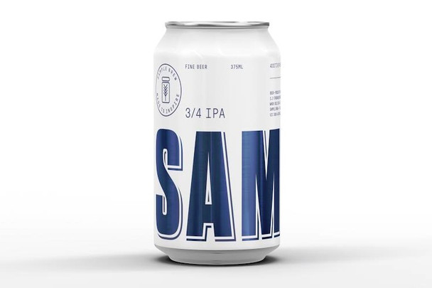 Sample Brew 3/4 IPA 330ml single bottle, an Australian India Pale Ale