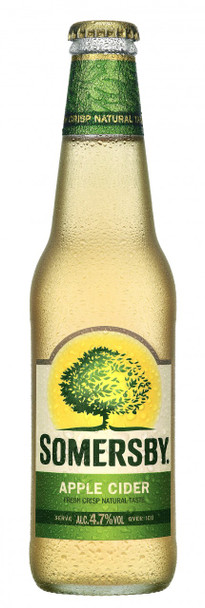 Six-pack of Somersby Apple Cider 330ml bottles, brewed in Australia