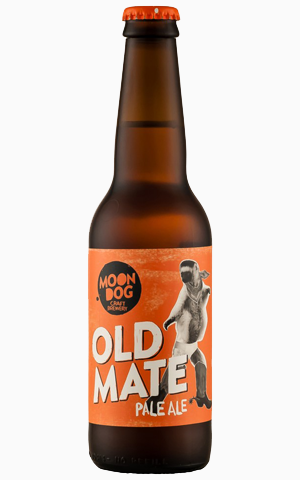 Bottle of Moon Dog Old Mate Pale Ale, 330ml, Australian craft beer