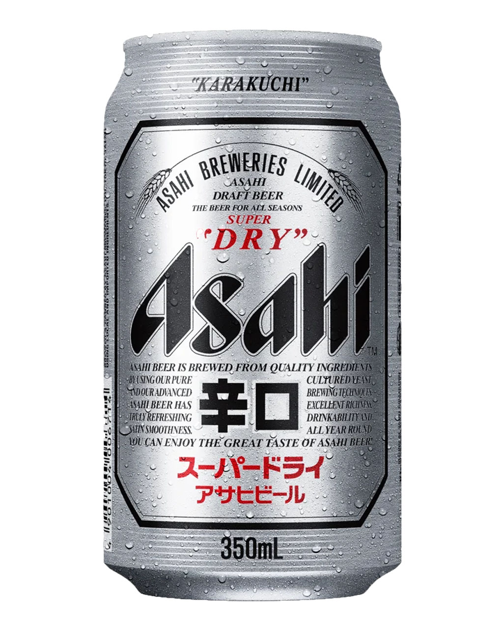 Asahi 350ml Can x 24 ( Imported from Japan )