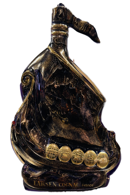 Larsen Viking Ship Night Blue Glod Powder Cognac 700ml