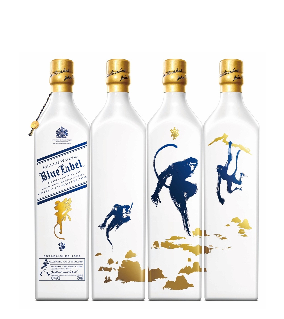 『NEIGHBOR BOOZE MOKEY BLUE』 ohnnie_walker_blue_label_monke