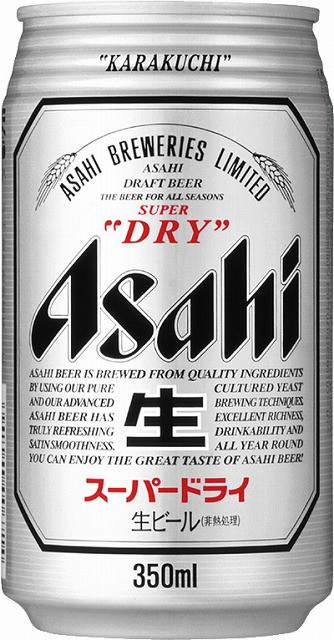 Asahi 350ml Can x 24 ( Imported from Japan )