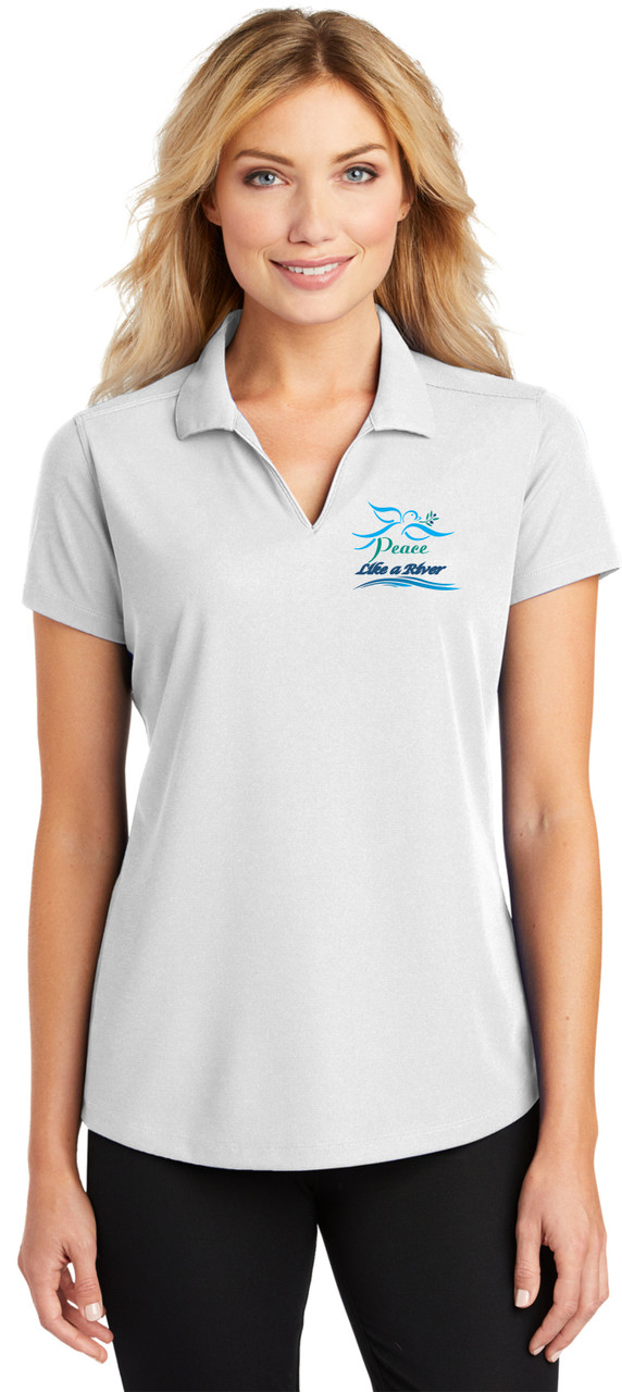 L572  Port Authority® Ladies Dry Zone® Grid Polo