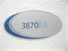 Booth Medical - Door Label, Blue Oval, Tuttnauer Autoclave 3870EA Part: LAB048-0235