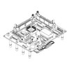 Board (Predg) Green LCD/Without Chip Tuttnauer Part: 03700024 /TUB162