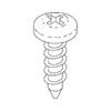 Screw, (Phil Pan Head) Midmark M11(D)/M9(D) Part: 040-0006-04/RPH852 (RPH852)
