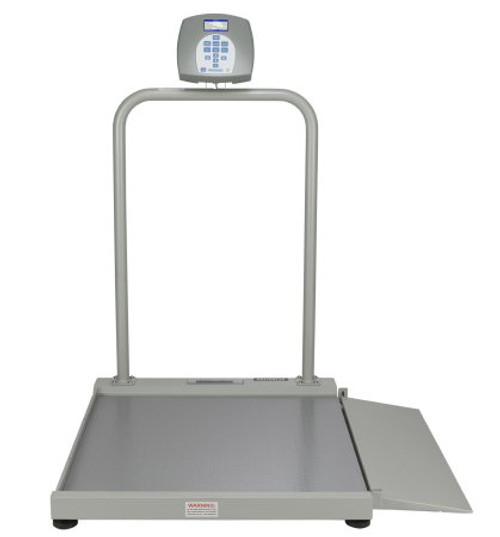 Health-O-Meter Mechanical Floor Scale 330lb Cap, White, Durable No-Skid Platform-1 Each 142KL