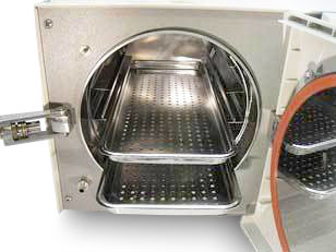 Tuttnauer 2540MK Refurbished Autoclave Sterilizer - Door Open Trays