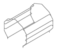 Rack, Tray - Midmark Autoclave Part: 050-3691-00/030-0710-01/MIR208