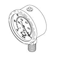 Gauge For Dental Vacuum - VPG047