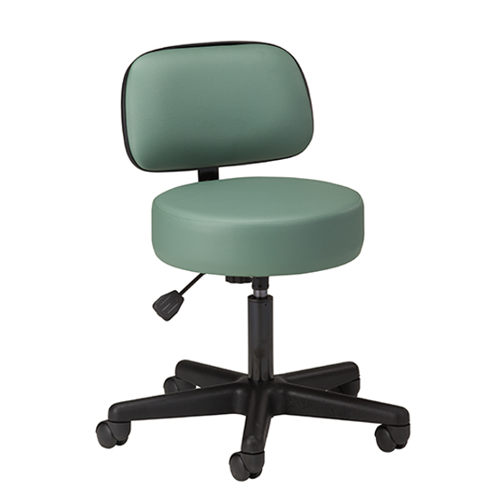 Ultra Comfort Stool with Foot Ring, Pneumatic Height Adjustment