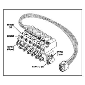 Manifold, Assy DSD Medivators Endoscope Reprocessors Part: MM01-0035/MTA034