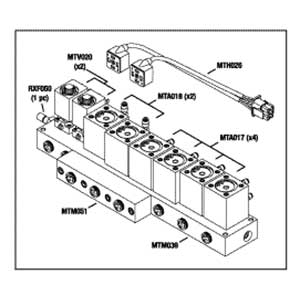 Manifold,  (8 STN) DSD Medivator Endoscope Part: MTA038