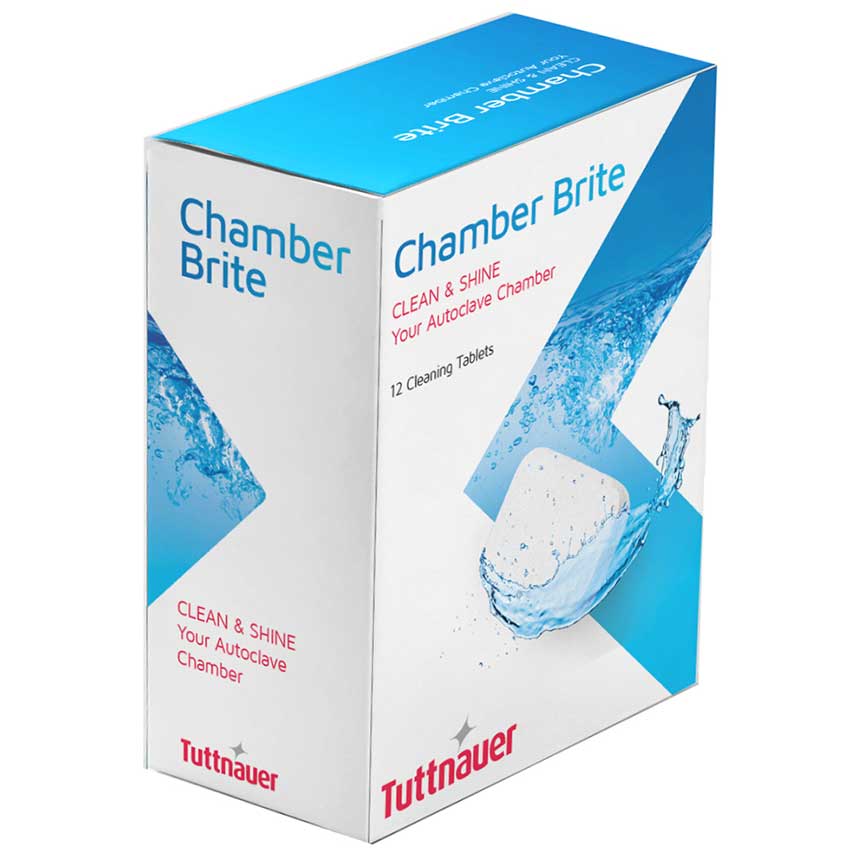 Cleaner, Chamber Brite Tablets Tuttnauer Autoclave Cleaner Part: CB0020