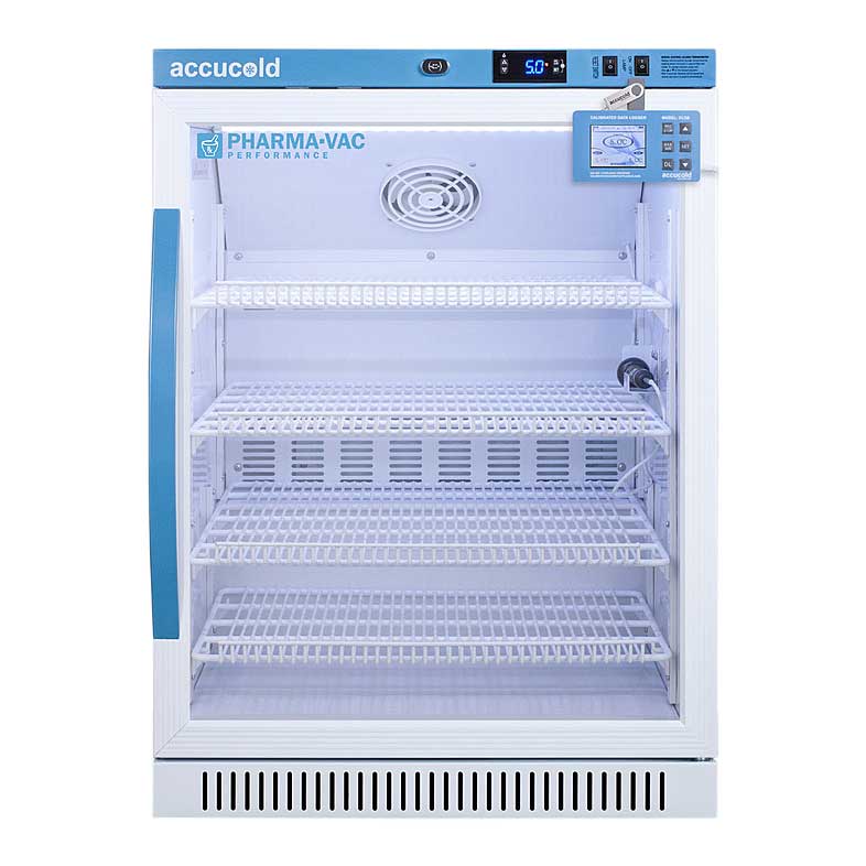 Accucold Full-Size Pharmaceutical All-Refrigerator, 17 Cu.Ft, Right Hand  Door Swing, Stainless Steel