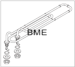 Booth Medical - Heater Assembly - AMH162 (OEM No: P136807-855)