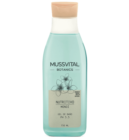 Mussvital Botanics Gel de Baño Monoi 750 ml