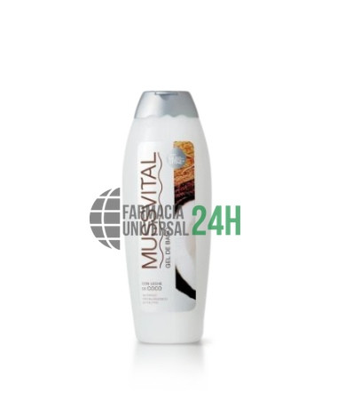 Mussvital gel de baño con leche de coco y mussvitine 750 mL