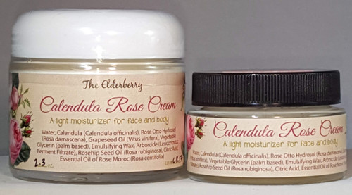 Calendula Rose Cream, 2 oz