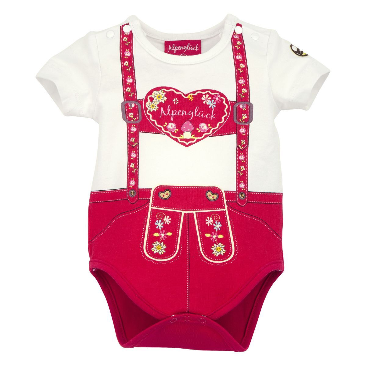 baby lederhosen onesie