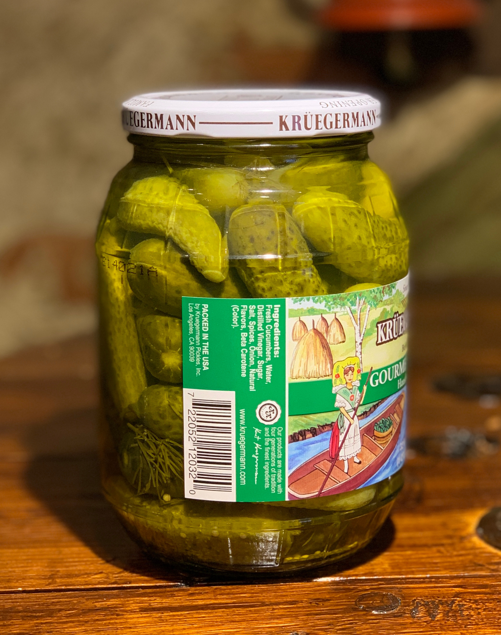Kruegermann Gourmet Hausfrauenart Pickles 32oz
