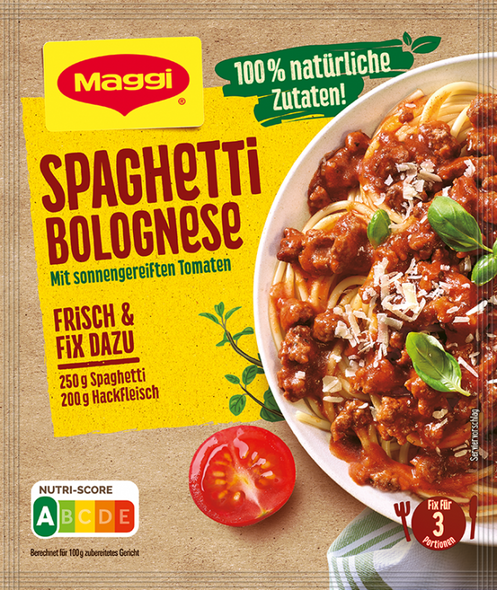 Maggi Fix Spaghetti Bolognese mit tomaten 36g