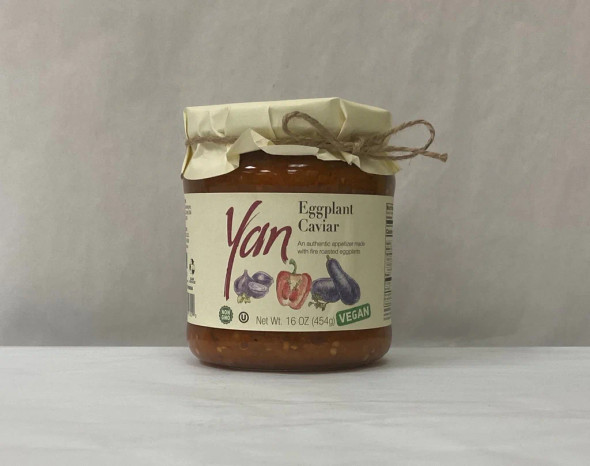 Yan Spicy Vegan Eggplant Caviar (454g)