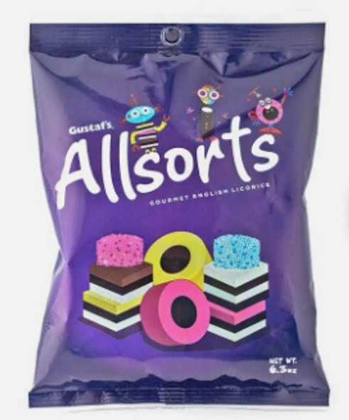 Gustaf's English Licorice Allsorts (178g)