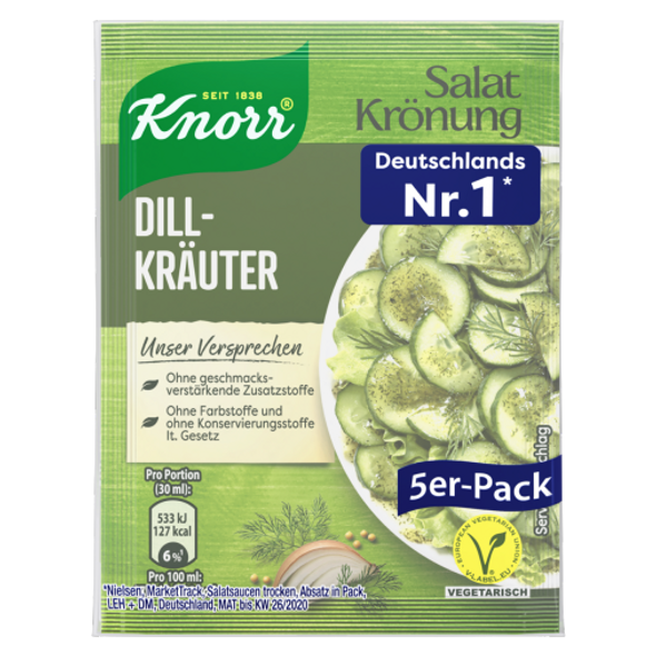 Knorr Salat Kronung Dill Kräuter (5pack)
