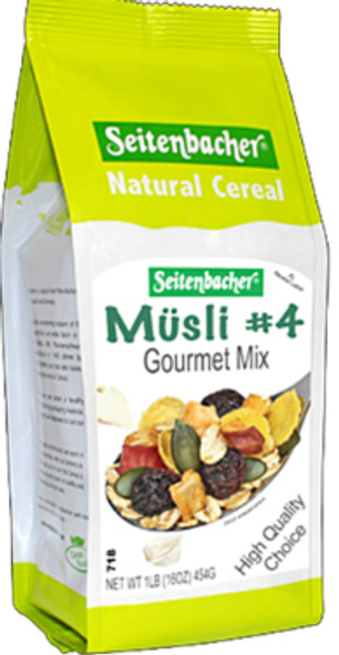 Seitenbacher Natural Cereal muesli 4 Gourmet Mix 454G 