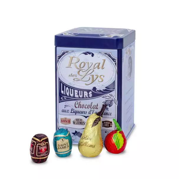 Abtey Royal des Lys Chocolate Liquors in Tin 250g