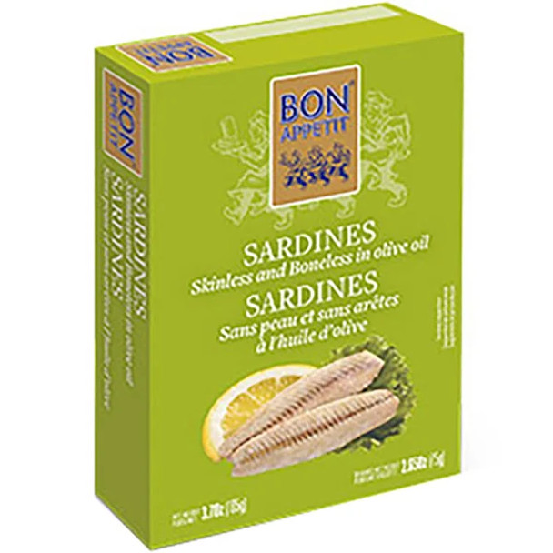 Bon Appetit Sardines Skinless & Boneless in Olive Oil (105g)