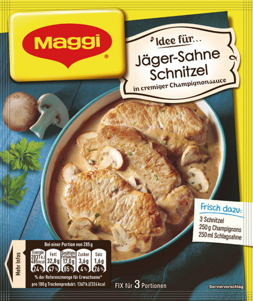 Maggi Hunter's Schnitzel in Mushroom Sauce 27g