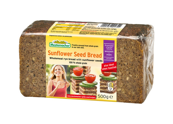 Mestemacher Natural Sunflower Seed Bread 17.6oz