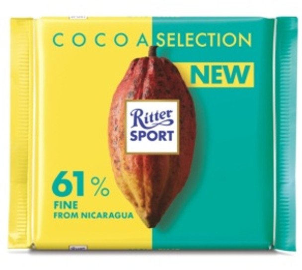 Ritter Sport  Cocoa Selection 61% 3.5oz (100g)
