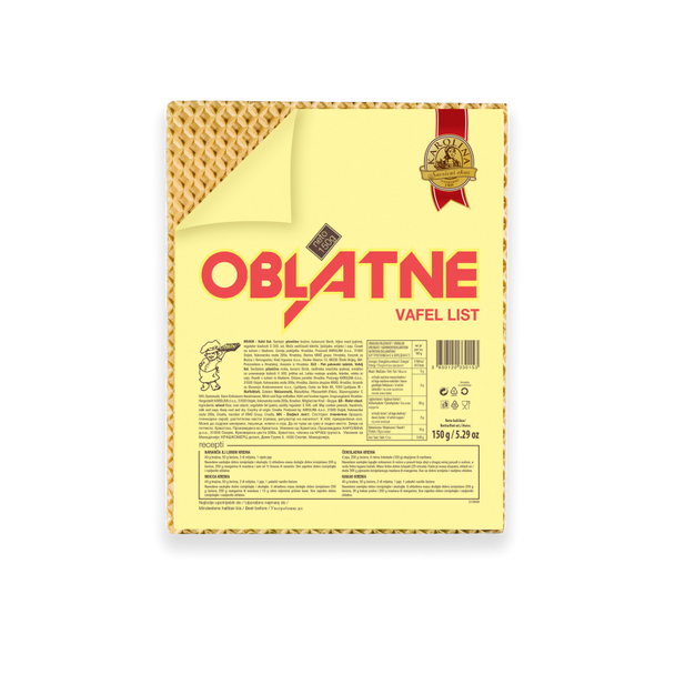 Karolina Oblatne Wafer 5 Sheets 150g 