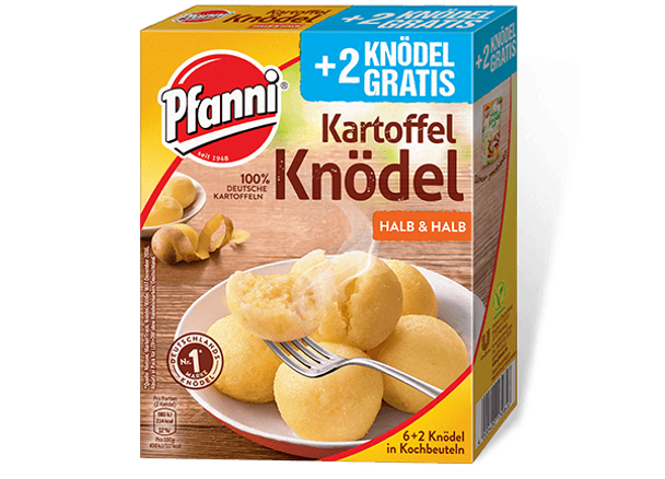Pfanni Kartoffel Knodel Halb & Halb  200g