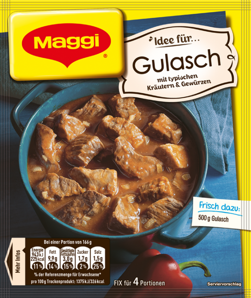 Maggi Beef Stew (Gulasch) 44g