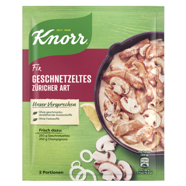 Knorr Fix Geschnetzeltes Zuricher Art 36g
