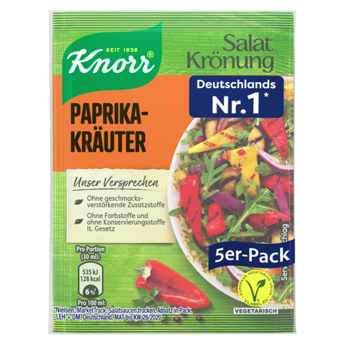 Knorr Salat Kronung Paprika-Krauter (5 pack)